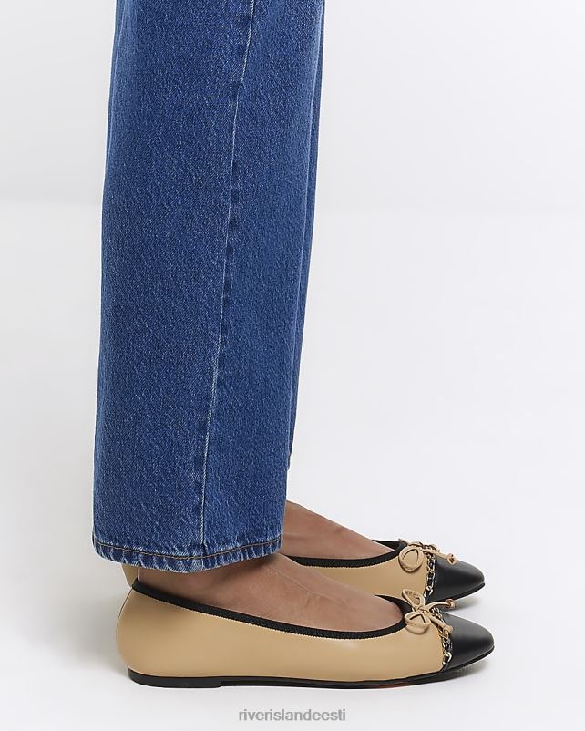 jalatsid beež naised River Island vibu balleti kingad 44TLL1016