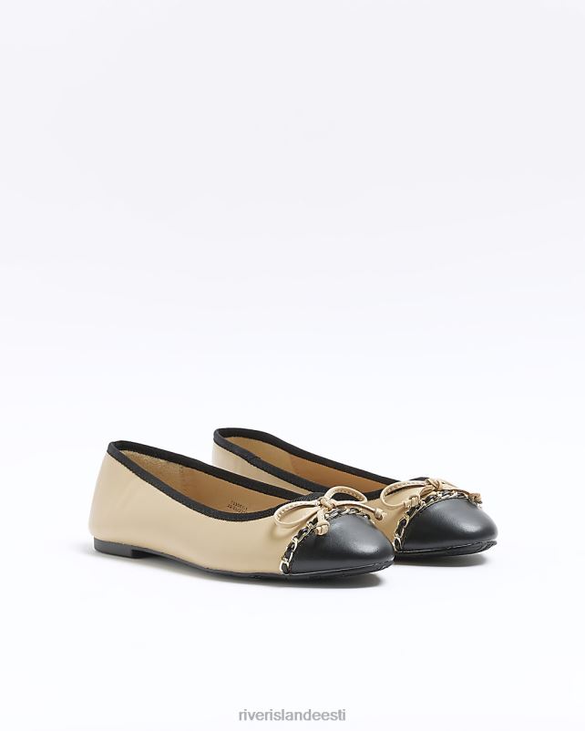 jalatsid beež naised River Island vibu balleti kingad 44TLL1016