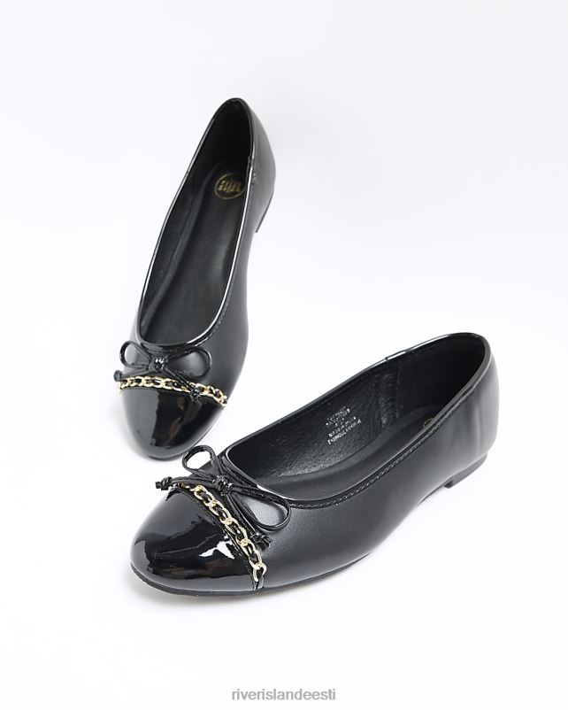 jalatsid must naised River Island laiad vibuga balletikingad 44TLL3784