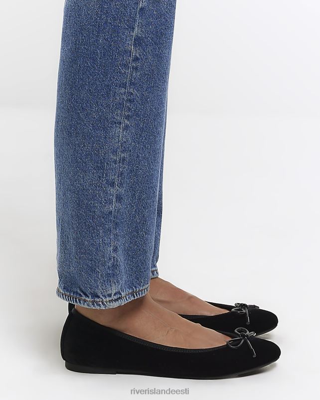 jalatsid must naised River Island vibu balleti kingad 44TLL1008