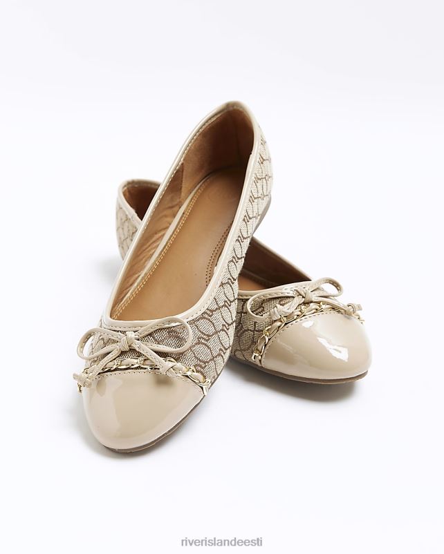 jalatsid pruun naised River Island laiad vibuga balletikingad 44TLL4181