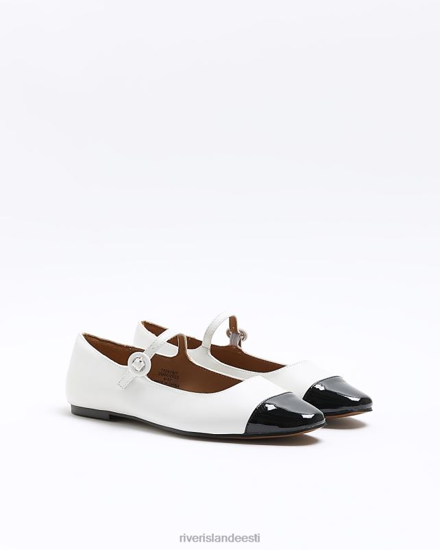 jalatsid valge naised River Island lamedad balletikingad 44TLL243