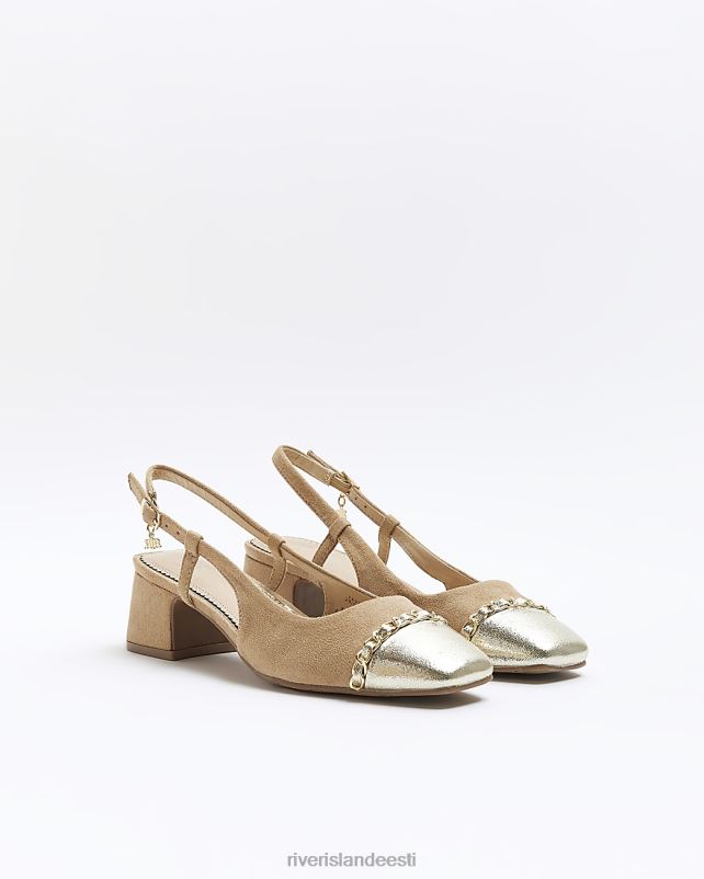 jalatsid beež naised River Island plokk kontsaga kohtujalatsid 44TLL369