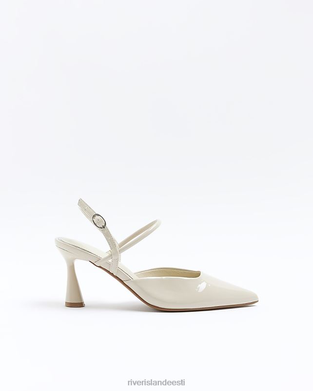 jalatsid kreem naised River Island sling back kontsaga kohtukingad 44TLL251