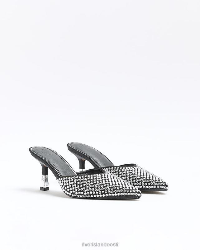 jalatsid must naised River Island diamante mule kohtujalatsid 44TLL4407