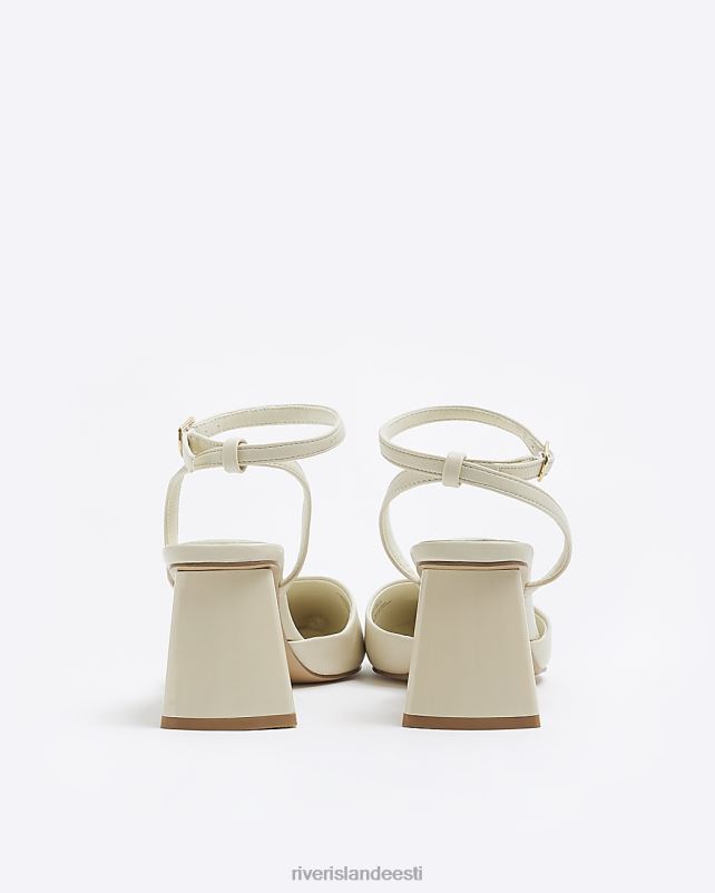 jalatsid valge naised River Island sling back block kontsaga kohtujalatsid 44TLL227