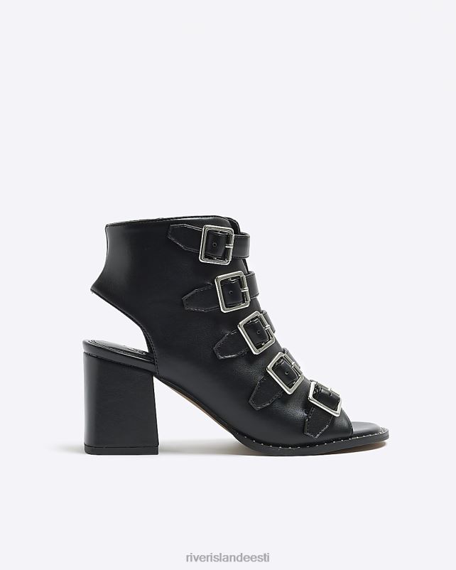 jalatsid must naised River Island pandlaga kontsaga kingad 44TLL4155