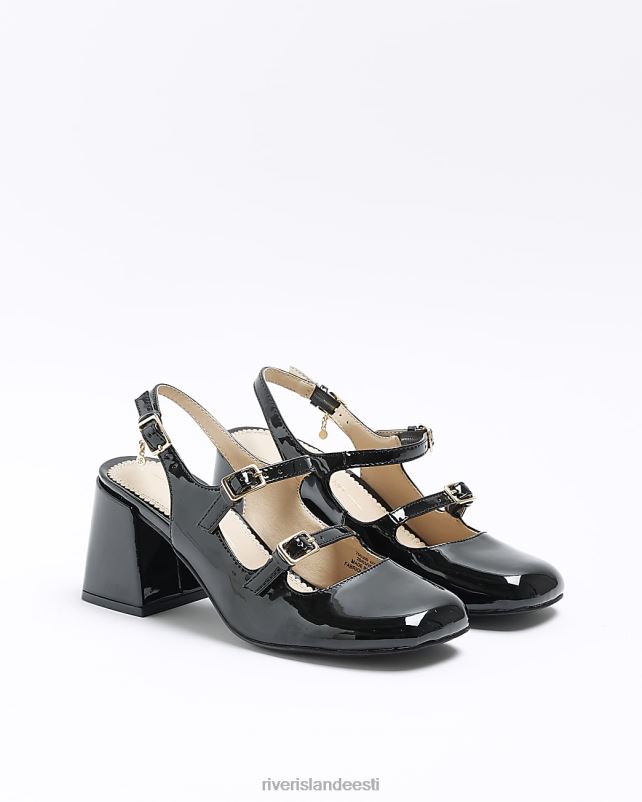 jalatsid must naised River Island plokk kontsaga kingad 44TLL1660