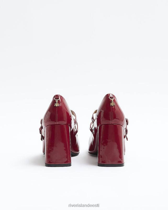 jalatsid punane naised River Island rihmaplokk kontsaga kingad 44TLL390
