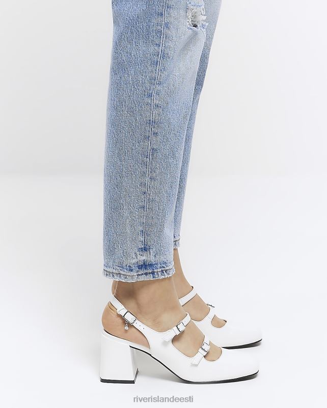 jalatsid valge naised River Island plokk kontsaga kingad 44TLL1661