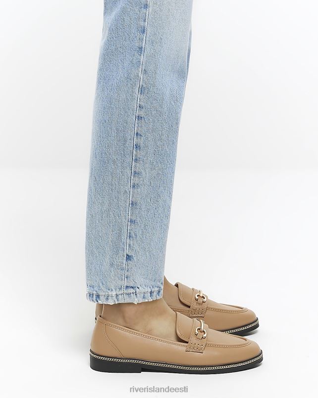 jalatsid beež naised River Island keti detaili loafers 44TLL1475
