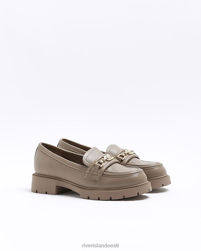 jalatsid beež naised River Island keti detaili tursked loaferid 44TLL154