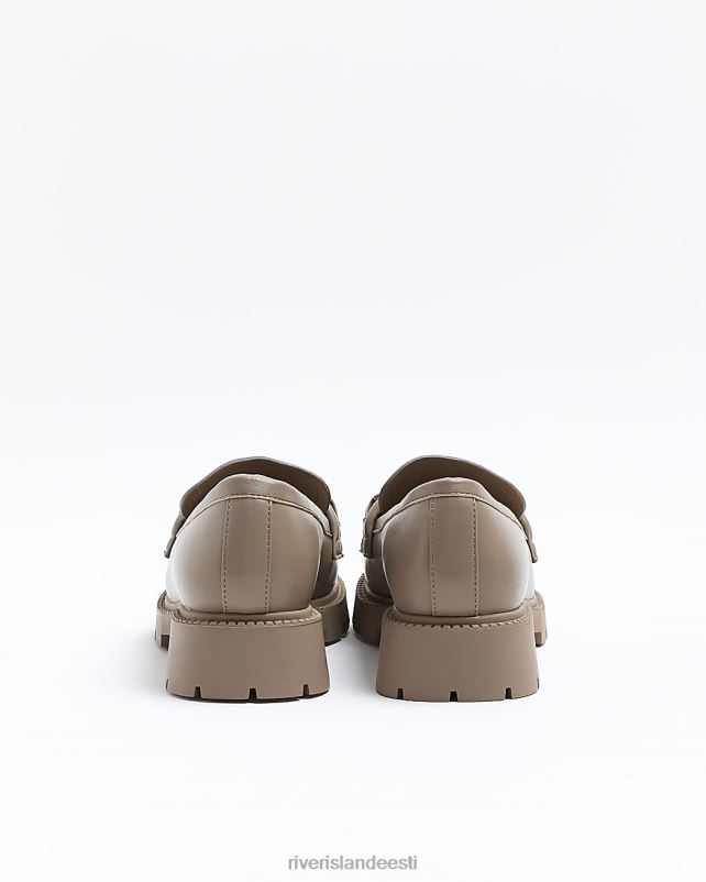 jalatsid beež naised River Island keti detaili tursked loaferid 44TLL154
