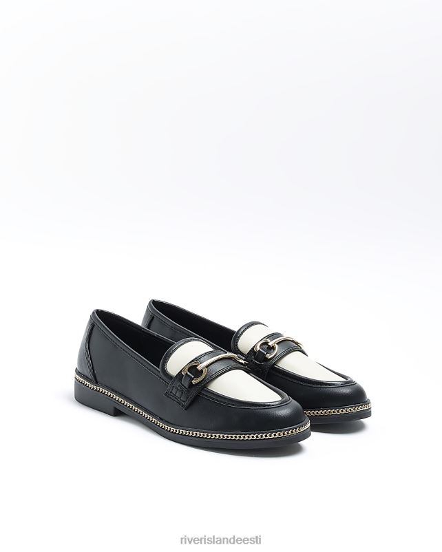 jalatsid must naised River Island keti detaili loafers 44TLL1474