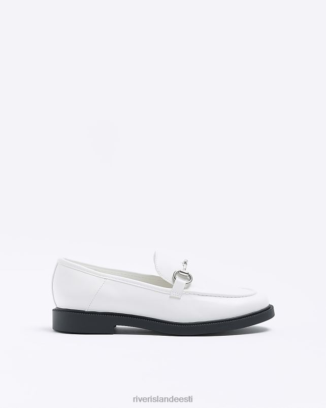 jalatsid valge naised River Island keti detaili loafers 44TLL1194