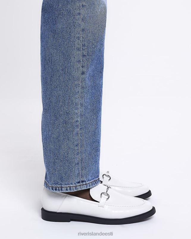jalatsid valge naised River Island keti detaili loafers 44TLL1194