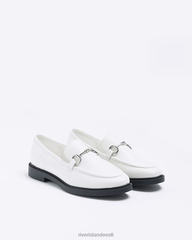 jalatsid valge naised River Island keti detaili loafers 44TLL1194