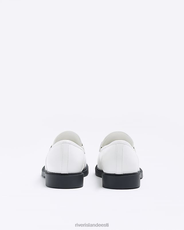 jalatsid valge naised River Island keti detaili loafers 44TLL1194