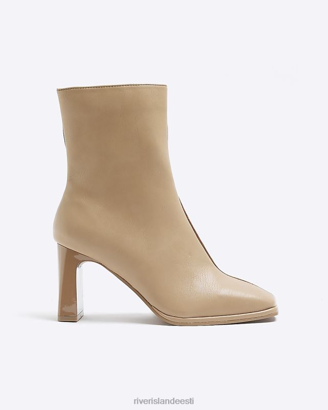 jalatsid beež naised River Island kahetoonilised kandilise varba kontsaga poolsaapad 44TLL1111