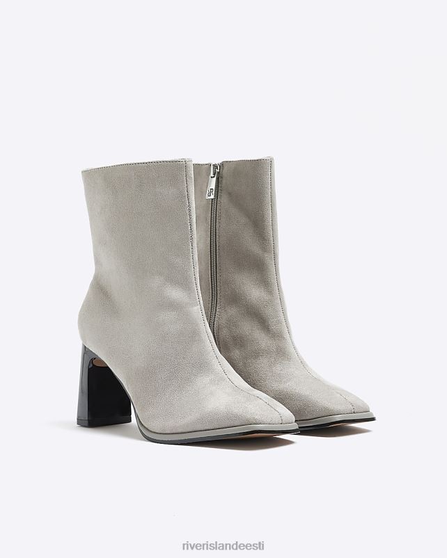 jalatsid hall naised River Island kunstnahast kontsaga poolsaapad 44TLL1112