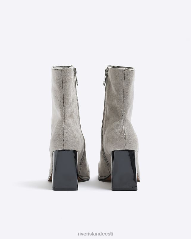 jalatsid hall naised River Island kunstnahast kontsaga poolsaapad 44TLL1112