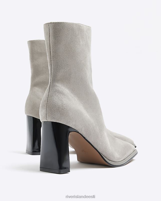 jalatsid hall naised River Island kunstnahast kontsaga poolsaapad 44TLL1112