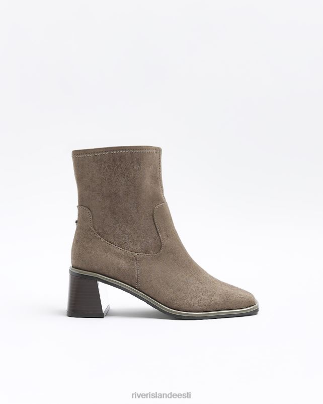 jalatsid hall naised River Island plokk kontsaga poolsaapad 44TLL230