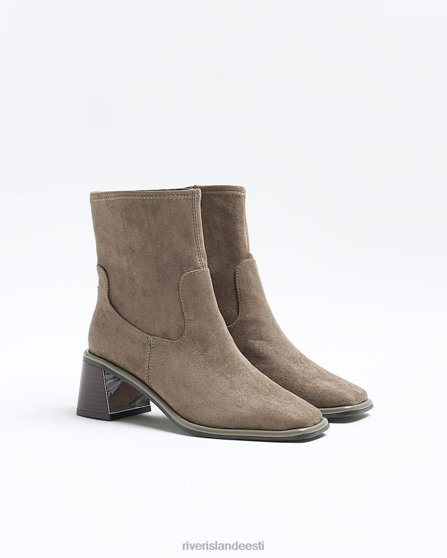 jalatsid hall naised River Island plokk kontsaga poolsaapad 44TLL230