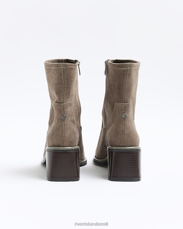 jalatsid hall naised River Island plokk kontsaga poolsaapad 44TLL230