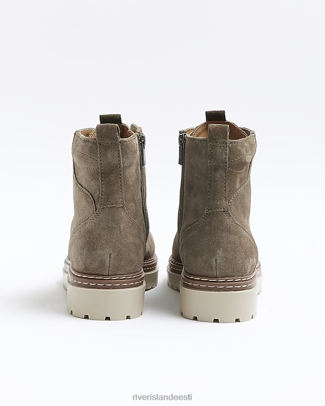 jalatsid khaki naised River Island nahast matkasaapad 44TLL1087