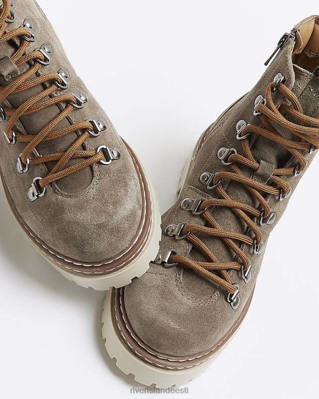 jalatsid khaki naised River Island nahast matkasaapad 44TLL1087