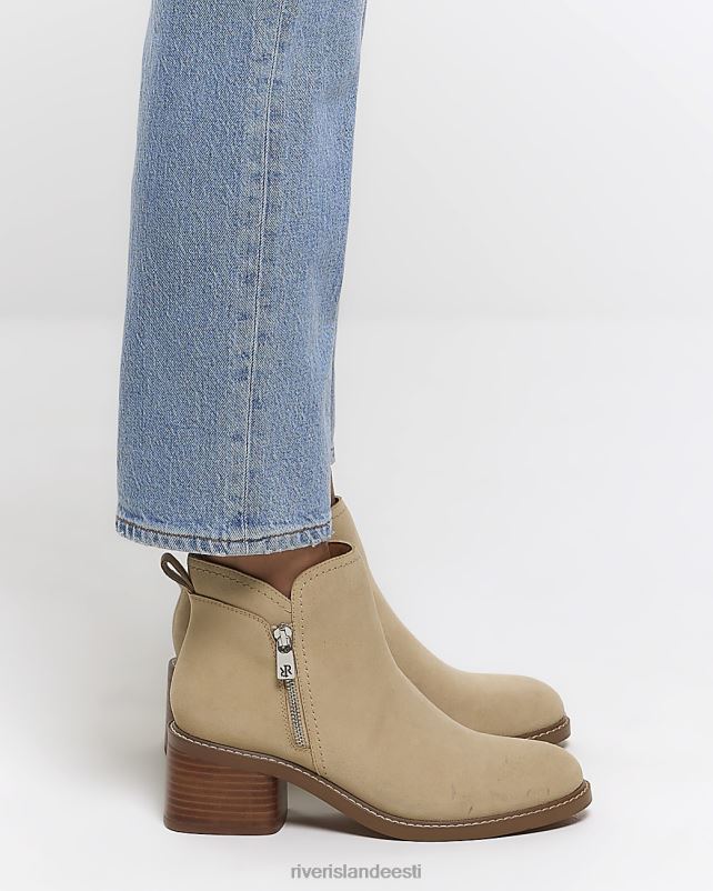 jalatsid kivi naised River Island seemisnahast kontsaga poolsaapad 44TLL996