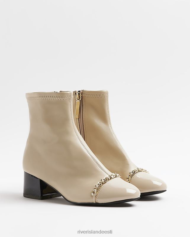 jalatsid kreem naised River Island kettkontsaga poolsaapad 44TLL3934