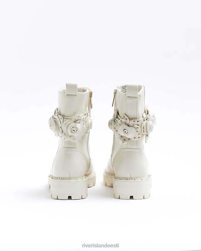 jalatsid kreem naised River Island lilledetailidega rattasaapad 44TLL1202