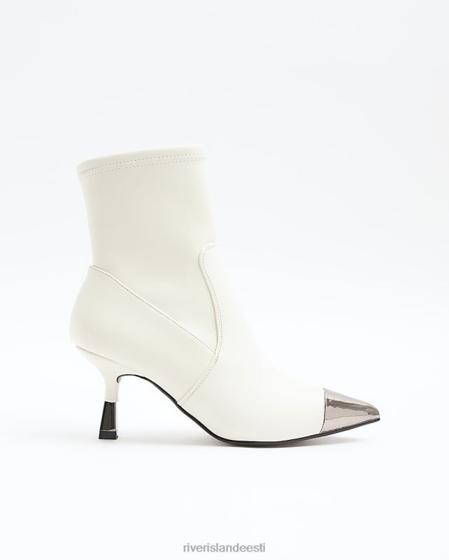 jalatsid kreem naised River Island ninakorgiga kontsaga poolsaapad 44TLL434