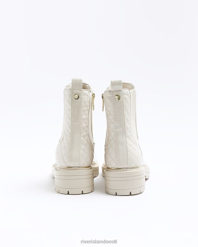 jalatsid kreem naised River Island tepitud chelsea saapad 44TLL160