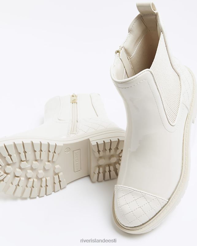 jalatsid kreem naised River Island tepitud chelsea saapad 44TLL160