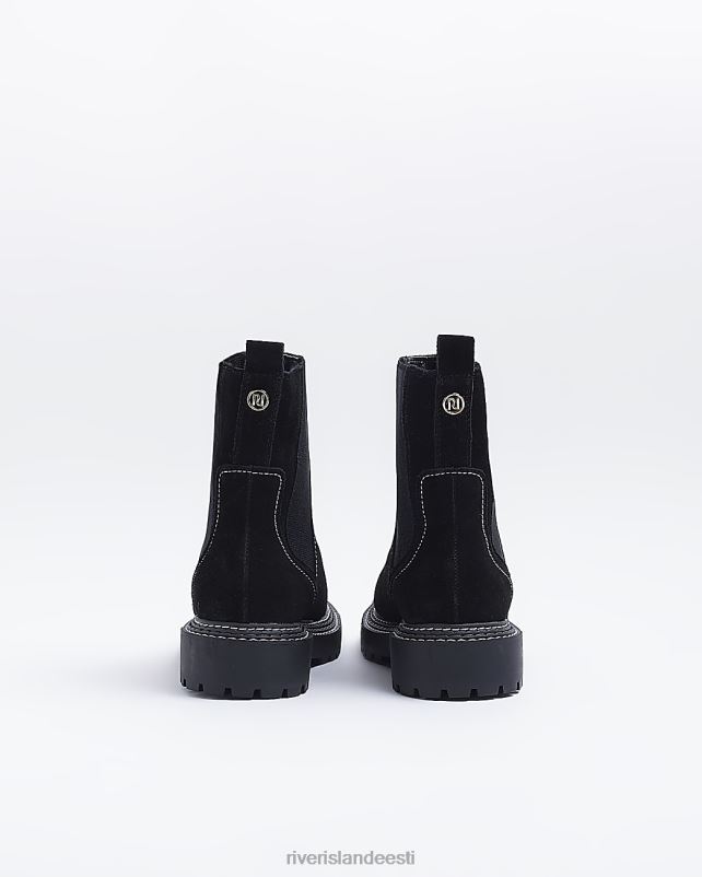 jalatsid must naised River Island laiad seemisnahast poolsaapad 44TLL1856