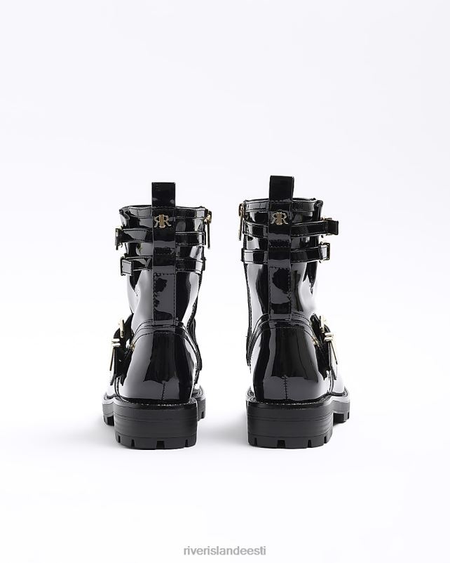 jalatsid must naised River Island pandlaga jalgratturi saapad 44TLL484