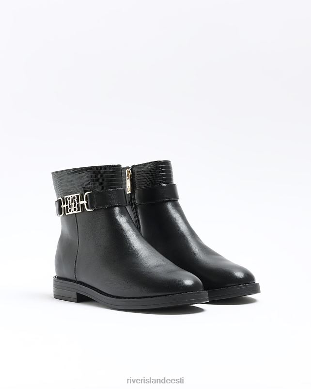 jalatsid must naised River Island ratsutamine poolsaapad 44TLL905