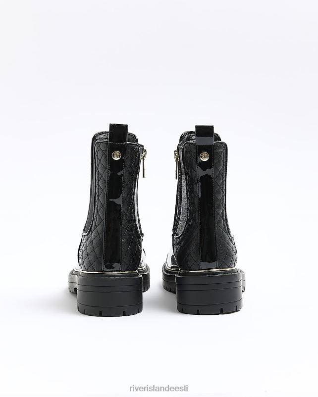 jalatsid must naised River Island tepitud chelsea saapad 44TLL159