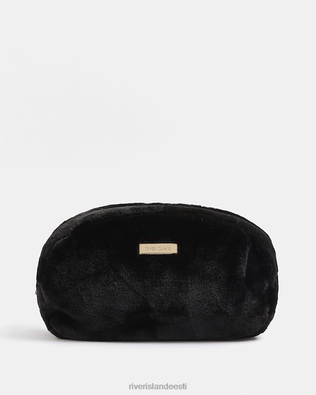 jalatsid must naised River Island kunstkarusnahast magamisriiete komplekt 44TLL4886