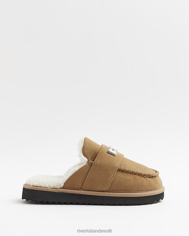 jalatsid pruun naised River Island borgi voodriga muula sussid 44TLL4722