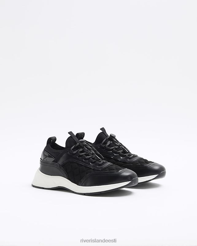 jalatsid must naised River Island jalga trenažöörid 44TLL902