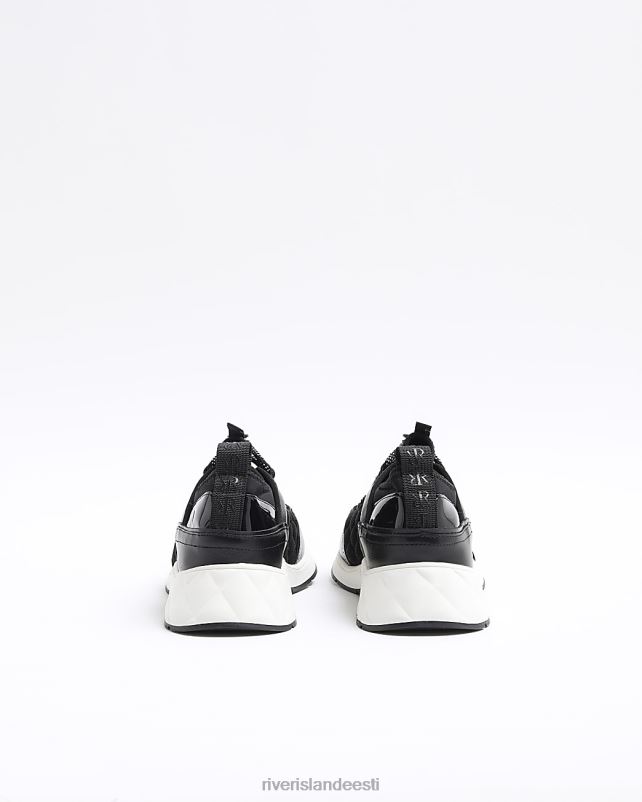 jalatsid must naised River Island jalga trenažöörid 44TLL902