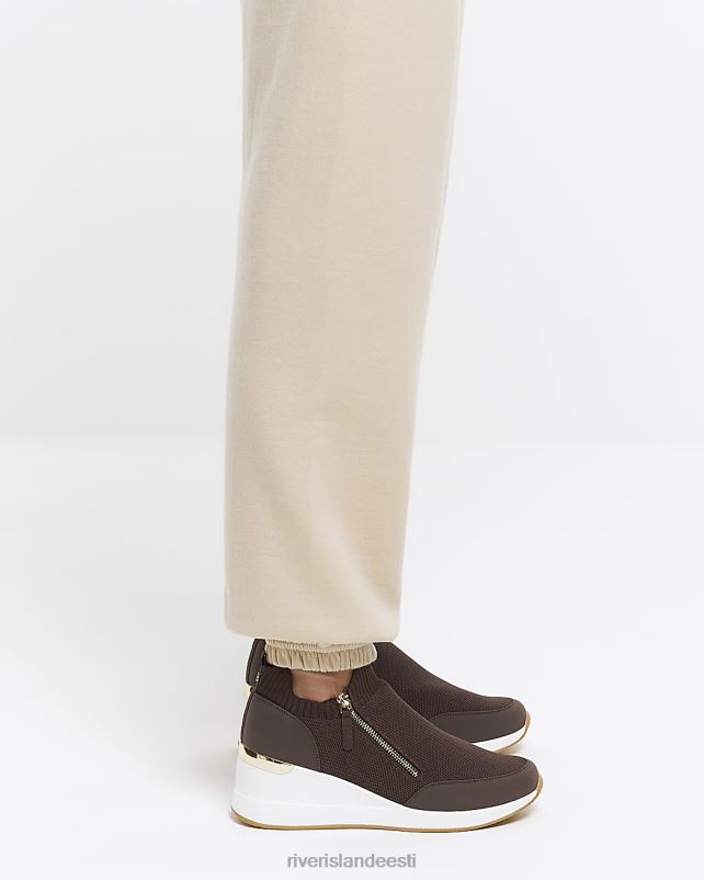 jalatsid pruun naised River Island libisema kiilu trenažöörid 44TLL347