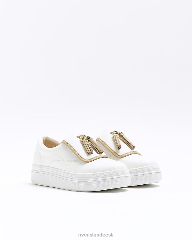 jalatsid valge naised River Island tups kunstnahast jalatsid 44TLL1517