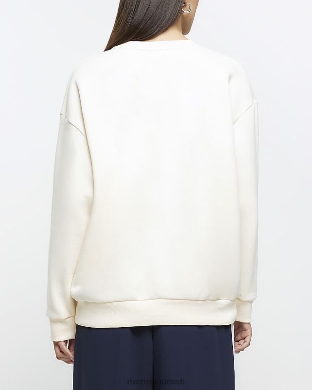 kehakate beež naised River Island graafiline dressipluus 44TLL3927