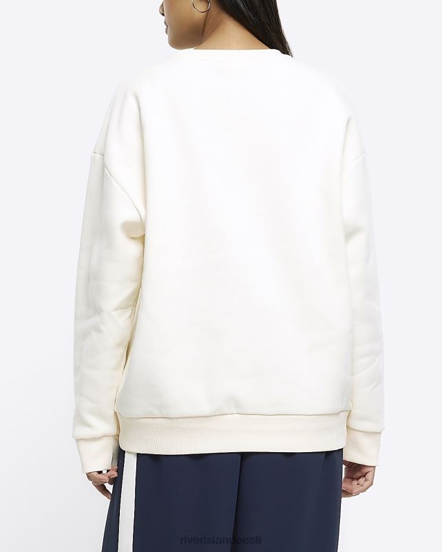 kehakate beež naised River Island graafiline dressipluus 44TLL4389