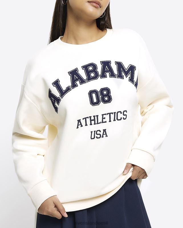 kehakate beež naised River Island graafiline dressipluus 44TLL4389